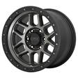 KM544 MESA SATIN BLACK W/ GRAY TINT 9x18 5/150 ET25 CB110,1 60° - Alumiinivanteet - 338443 - 1