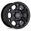 MIDHILL MATTE BLACK W/ GUNMETAL BOLTS 8x17 6/130 ET38 CB84,1 60° - Alumiinivanteet - 327983 - 1