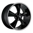 OC104 GLOSS BLACK MILLED 8x17 5/114,3 ET1 CB72,6 60° - Alumiinivanteet - 248133 - 1