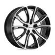 P5A GLOSS BLACK W/ MACHINED CUT FACE 8x19 5/112 ET40 CB72,1 60° - Alumiinivanteet - 329103 - 1