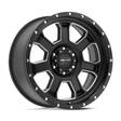 PA43 SLEDGE SATIN BLACK MILLED 9x20 5/127 ET0 CB78,1 60° - Alumiinivanteet - 327563 - 1