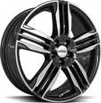 RONAL R58 Black Front Cut 8x20 5/108 ET50 CB76,0 60° - Alumiinivanteet - 335653 - 1
