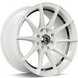 SCF-F white matt black inner lip 7x15 4/100/114,3 ET35 CB67,1 60° - Alumiinivanteet - 336273 - 1