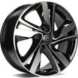 Sunshine Black Front Polished 6x15 4/100 ET35 CB67.1 60° - Alumiinivanteet - 333633 - 1