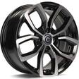 Tape Black Front Polished 6,5x15 4/100 ET38 CB67,1 60° - Alumiinivanteet - 314183 - 1