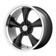 VN338 BOSS TEXTURED BLACK W/ DIAMOND CUT LIP 8,5x20 5/127 ET2 CB78,1 60° - Alumiinivanteet - 298253 - 1