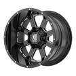 XD825 Gloss Black Milled 9x20 5/127/139,7 ET0 CB78,3 60° - Alumiinivanteet - 240683 - 1