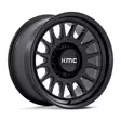 KM452 IMPACT FORGED MONOBLOCK SATIN BLACK 9x18 8/180 ET18 CB124.2 60° - Alumiinivanteet - 338973 - 1