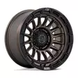 BR025 RIVAL BURNT BRONZE W/ MATTE BLACK LIP 8,5x17 6/139,7 ET10 CB106.1 60° - Alumiinivanteet - 360003 - 1