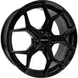 GP16 Gloss Black 8x18 5/112 ET44 60° - Alumiinivanteet - 374143 - 1