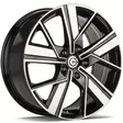 Iron Black Front Polished 8x18 5/120 ET50 CB65.1 60° - Alumiinivanteet - 373003 - 1