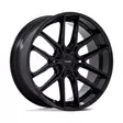 NC280 PRODIGY 6 GLOSS BLACK 10x26 6/139,7 ET20 CB106,1 60° - Alumiinivanteet - 342203 - 1