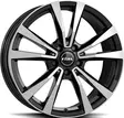 RIAL M12X Diam Black Pol 8x19 5/112 ET34 CB66.6 R14 - Alumiinivanteet - 261313 - 2