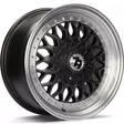 SV-E Matt Black Lip Polished 7x15 4/100/114,3 ET30 CB67.1 60° - Alumiinivanteet - 336263 - 2