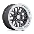 VN516 G-FORCE MATTE ANTHRACITE W/ DIAMOND CUT LIP 8x17 5x114,3 ET0 CB72.6 60° 716 kg - Alumiinivanteet - 366963 - 1