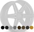 VOSSEN HF6.2 Brush Matt Black 10x24 6/139,7 ET25 CB106.1 60° - Alumiinivanteet - 306433 - 2