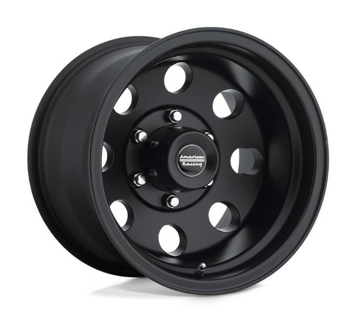 American Racing Baja Black Matt 8x17 8/165,1 ET0 CB130,8 60° - Alumiinivanteet - 322973 - 1