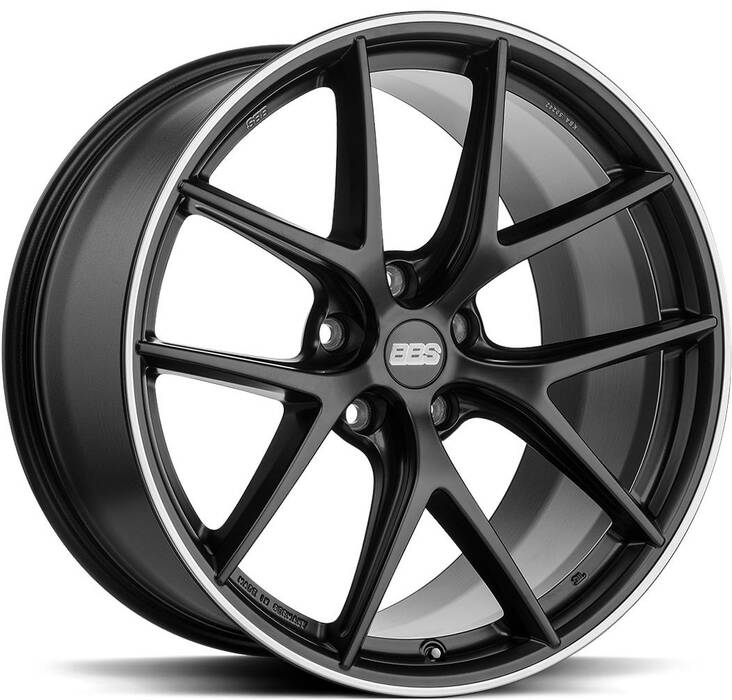 BBS CI-R Satin Black 9x20 5/120 ET25 CB82.0 60° - Alumiinivanteet - 22543 - 1