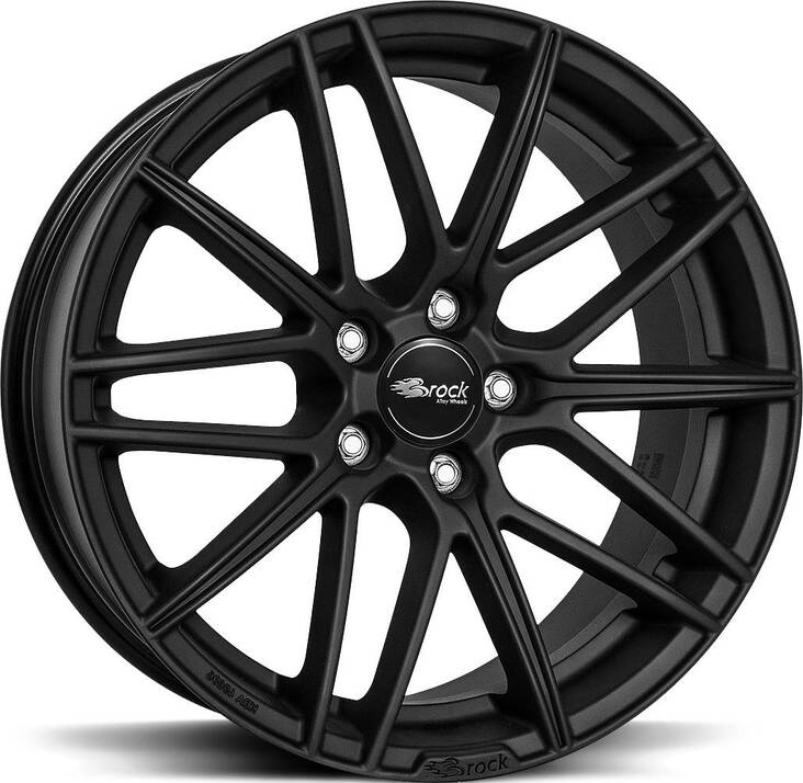 BROCK B34 Black Matt 8,5x19 5/114,3 ET45 CB72.6 60° - Alumiinivanteet - 24203 - 1