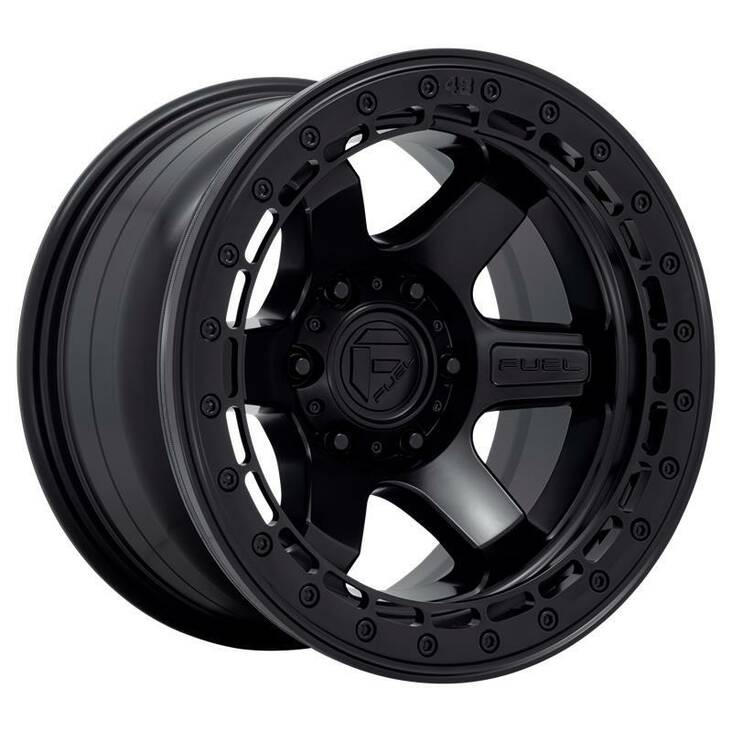 D122 BLOCK BEADLOCK MATTE BLACK W/ MATTE BLACK RIN 9x17 6/135 ET-15 CB87,1 60° - Alumiinivanteet - 329173 - 1