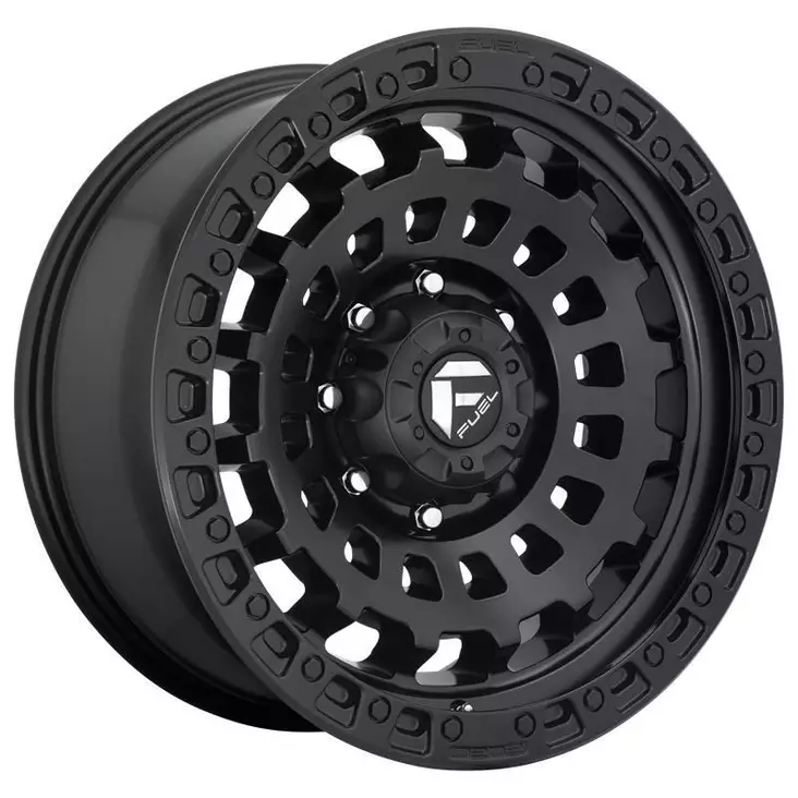 D633 ZEPHYR MATTE BLACK 8x17 5/127/139,7 ET38 CB71,5 60° - Alumiinivanteet - 339163 - 1