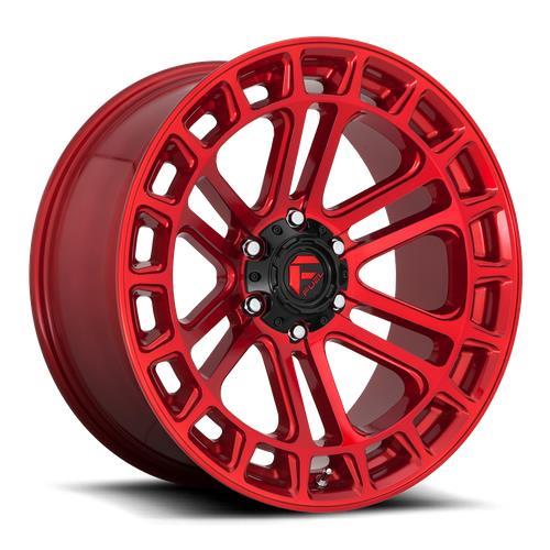 D719 HEATER CANDY RED MACHINED 10x22 6/135 ET-13 CB87,1 60° - Alumiinivanteet - 311583 - 1