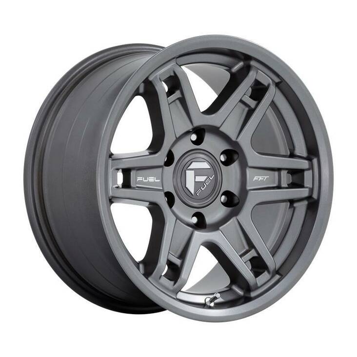 D838 SLAYER MATTE GUNMETAL 8,5x17 5/127 ET-15 CB71,5 60° - Alumiinivanteet - 314463 - 1