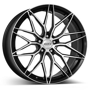 DOTZ Suzuka dark 8x19 5/112 ET27 CB66,6 60° - Alumiinivanteet - 279993 - 1