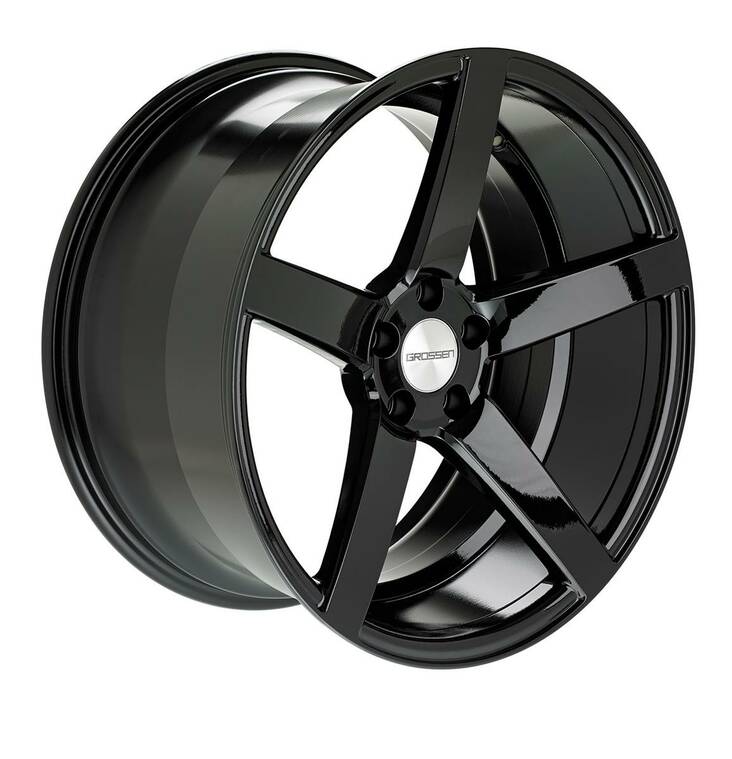 Grossen 1 Gloss Black 9x20 5/108 ET45 CB73,1 60° - Alumiinivanteet - 294233 - 1