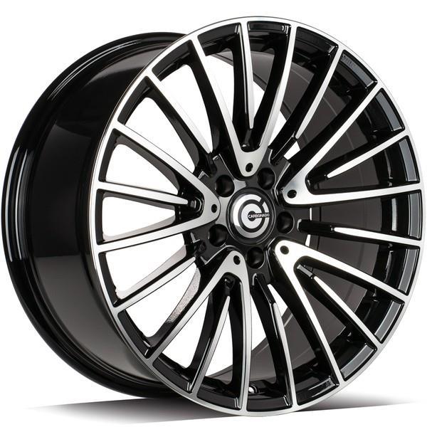 Inex Black Front Polished 8,5x18 5/112 ET35 CB66.5 60° - Alumiinivanteet - 320223 - 1