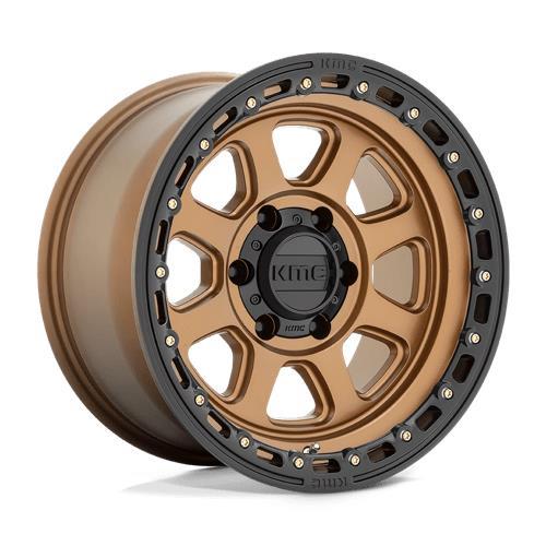 KM548 CHASE MATTE BRONZE W/ BLACK LIP 9x20 6/135 ET0 CB87,1 60° - Alumiinivanteet - 329493 - 1