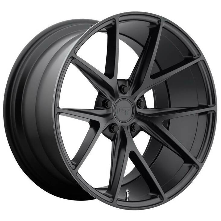 M117 MISANO MATTE BLACK 9x20 5/114,3 ET42 CB64,1 60° - Alumiinivanteet - 327183 - 1
