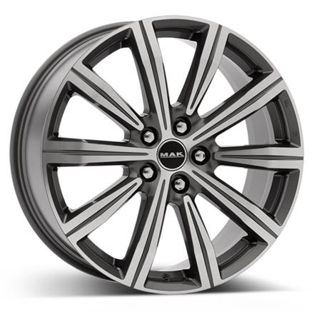 MAK Birmingham Gun Met-Mirr. 8,5x20 5/120 ET45 CB65,1 R14 - Alumiinivanteet - 33593 - 1