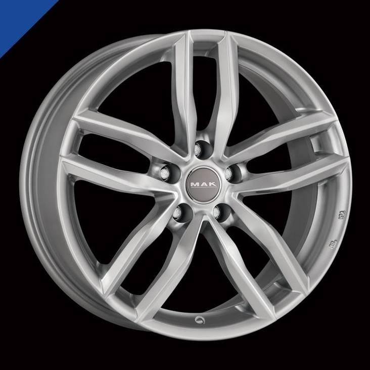 MAK Sarthe Silver 8,5x19 5/112 ET42 CB66,5 R13 - Alumiinivanteet - 203053 - 1