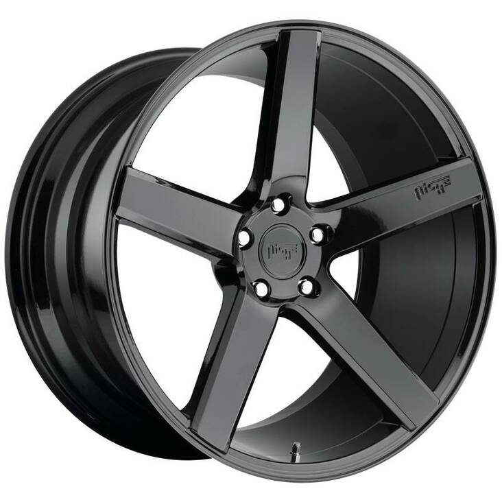 NC188 GLOSS BLACK 8,5x20 5/120 ET35 CB72.6 60° - Alumiinivanteet - 246533 - 1