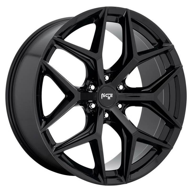 NC231 GLOSS BLACK 10x24 6/135 ET30 CB87.1 60° - Alumiinivanteet - 247183 - 1