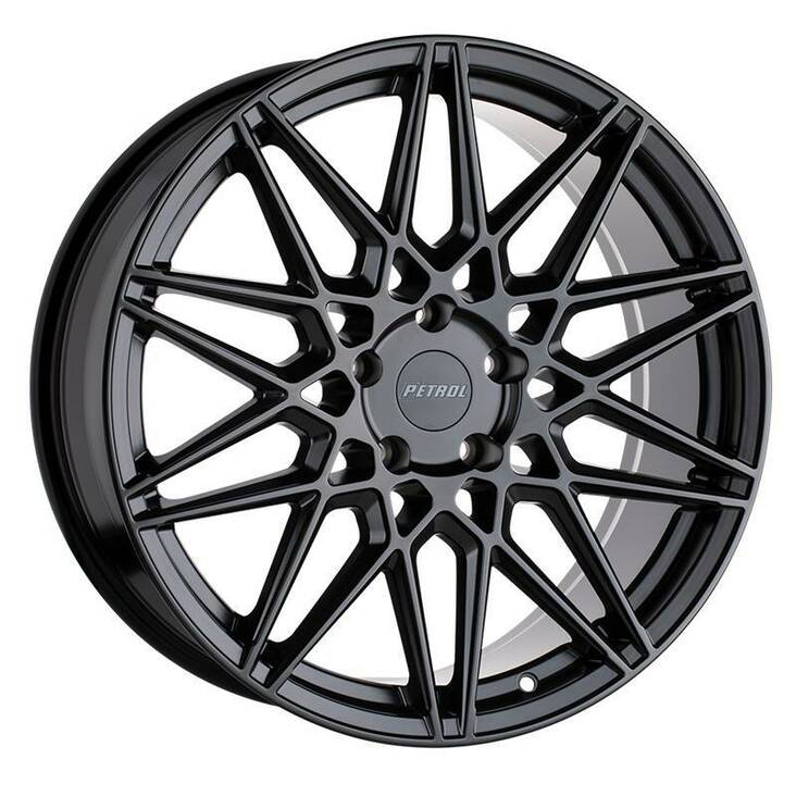 P3C SEMI GLOSS BLACK 8x17 5/112 ET40 CB66,6 60° - Alumiinivanteet - 328303 - 1