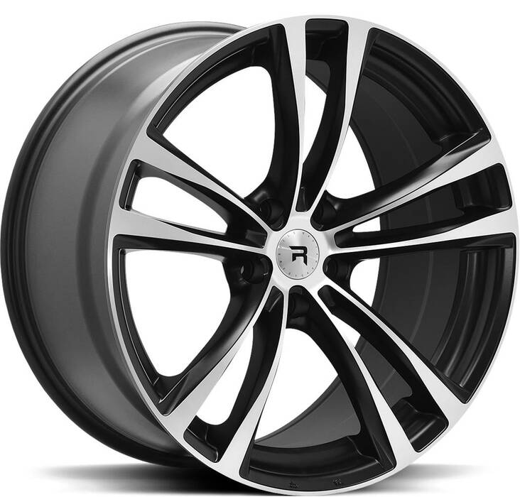 R-SERIES R3 Black Pol 10x21 5/112 ET30 CB66.6 60° - Alumiinivanteet - 27193 - 1