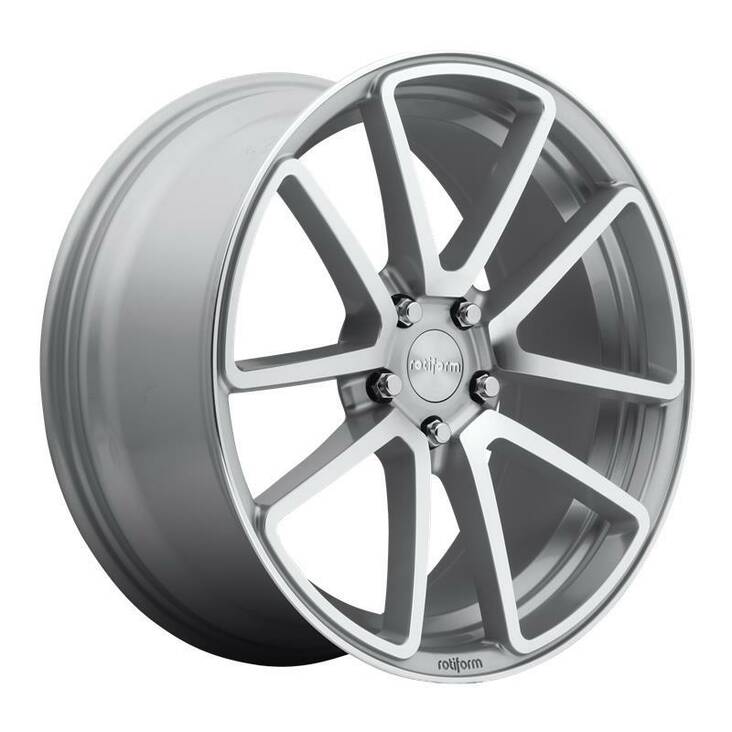 RC120 GLOSS SILVER MACHINED 8,5x19 5/112 ET45 CB66,5 60° - Alumiinivanteet - 280623 - 1