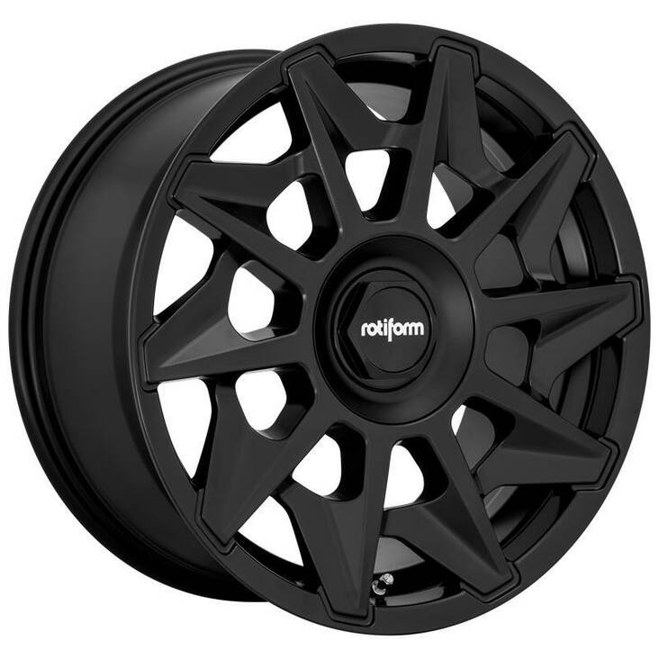 RC129 MATTE BLACK 8,5x19 5/112/120 ET35 CB72,5 60° - Alumiinivanteet - 290783 - 1