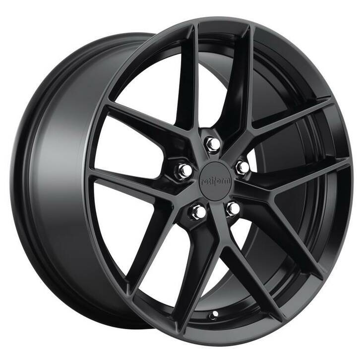 RC134 MATTE BLACK 8,5x18 5/112 ET45 CB66.5 60° - Alumiinivanteet - 280563 - 1