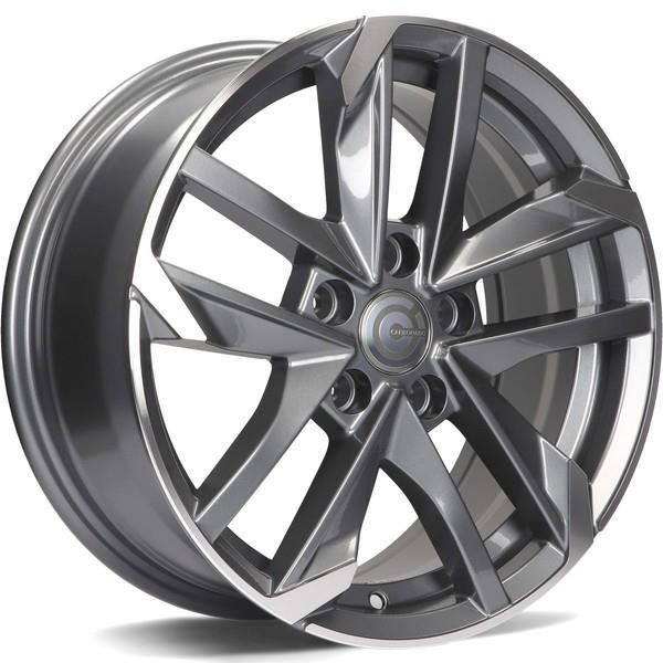Rennes Anthracite Front Polished 7x16 5/108 ET40 CB65,1 60° - Alumiinivanteet - 320163 - 1