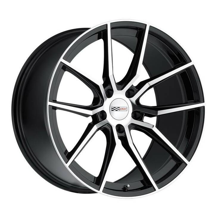 SPIDER GLOSS BLACK W/ MIRROR CUT FACE 12x20 5/120,65 ET41 CB70,3 60° - Alumiinivanteet - 297283 - 1