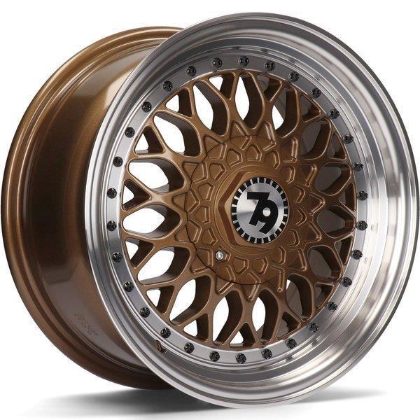 SV-E Bronze Lip Polished 7,5x17 5/112 ET35 CB72,6 60° - Alumiinivanteet - 313813 - 1