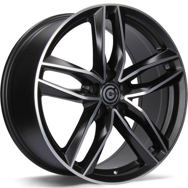 Style Matt Black Front Polished 7,5x17 5/112 ET35 CB66,5 60° - Alumiinivanteet - 313513 - 1