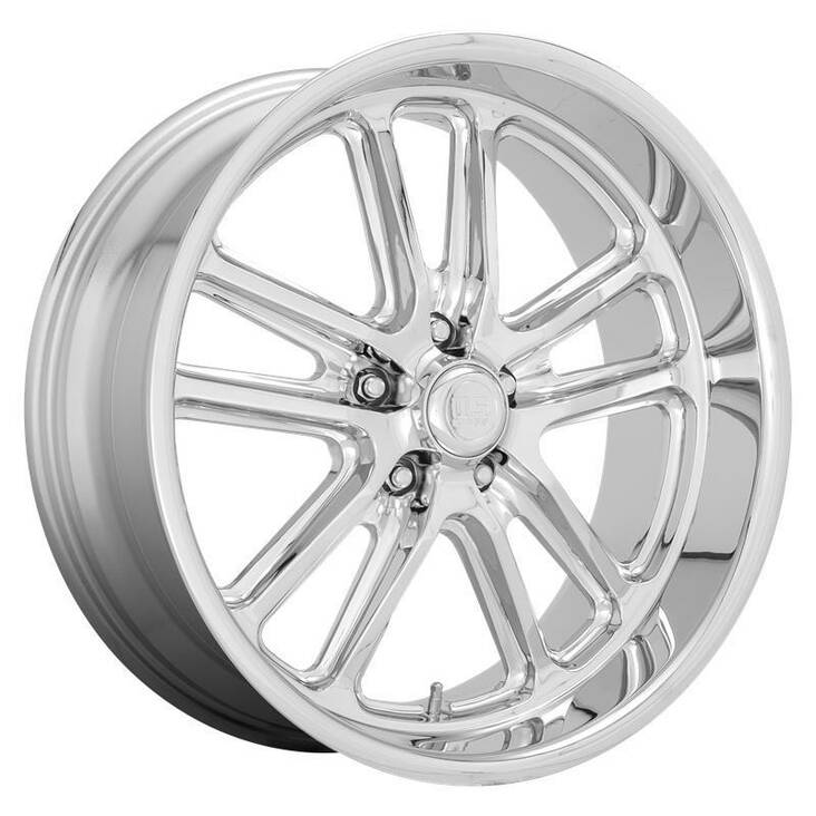 U131 BULLET CHROME 7x17 5x127 ET1 CB78.1 60° 725 kg - Alumiinivanteet - 330213 - 1