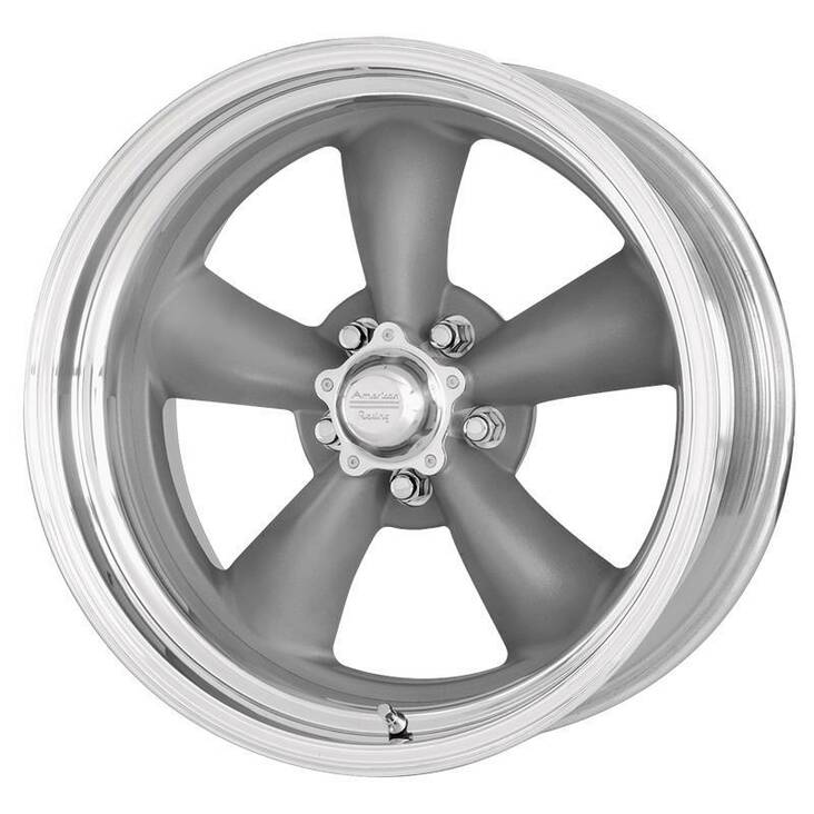 VN215 Mag Gray Machined Lip 8x16 5/114,3 ET-11 CB83.1 60° - Alumiinivanteet - 238803 - 1
