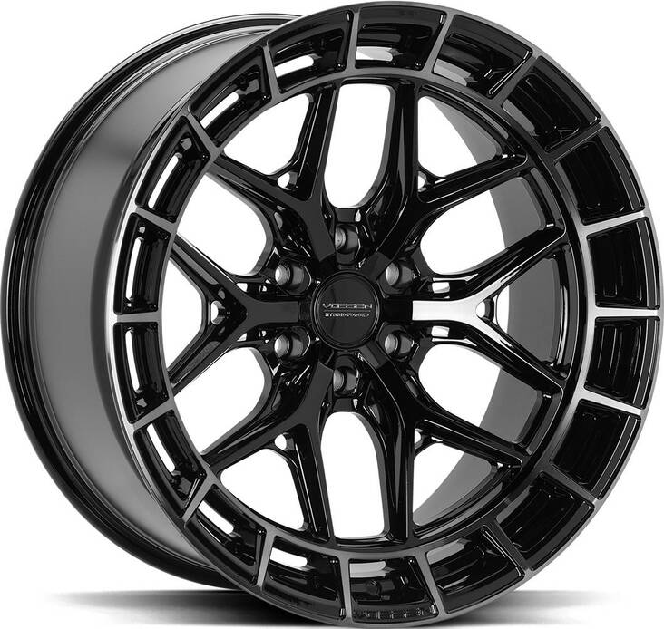 VOSSEN HFX1 Tinted Gloss Black 10x20 6/139,7 ET-18 CB106.1 60° - Alumiinivanteet - 334683 - 1