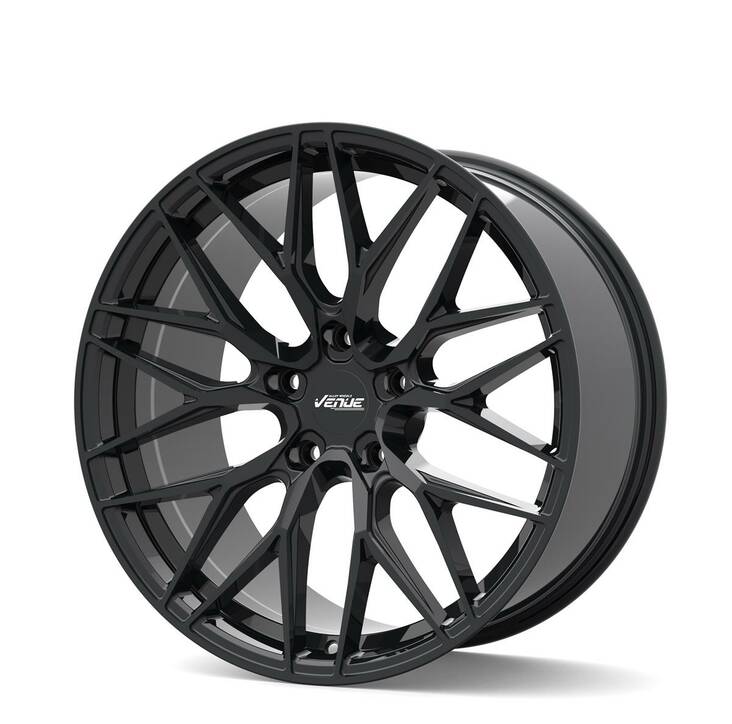 Venue VS10 Gloss Black 8,5x19 5/112 ET45 CB66,6 60° - Alumiinivanteet - 307733 - 1