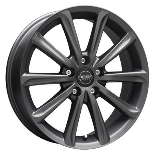 Virgo Dark Mat anthracite grey 6x15 5x114,3 ET42 CB73.2 60° 690 kg - Alumiinivanteet - 334053 - 1